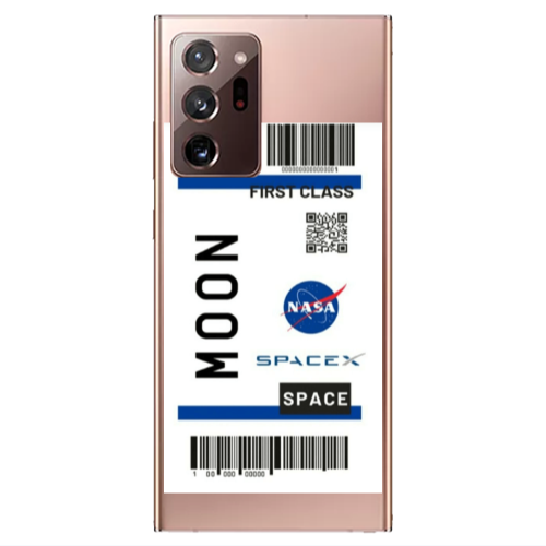 Samsung Note 20 Ultra Moon spacex Transparent Silicone TPU Θήκη