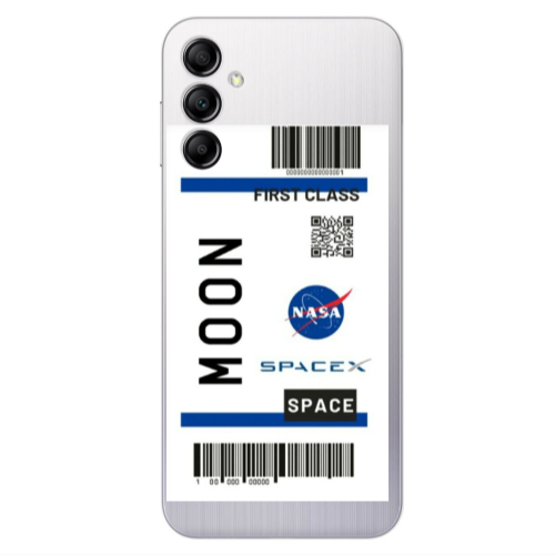 Samsung A14 5G Moon spacex Transparent Silicone TPU Θήκη