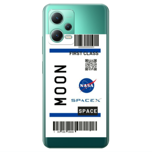 Xiaomi Redmi Note 12 Pro 5G Moon spacex Transparent Silicone TPU Θήκη