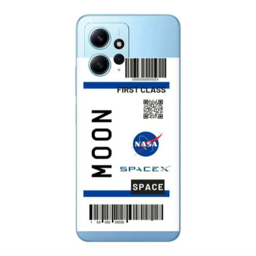 Xiaomi Redmi Note 12 4G Moon spacex Transparent Silicone TPU Θήκη