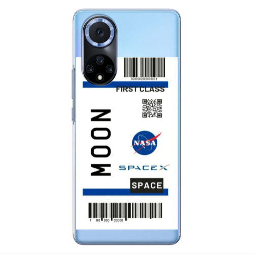 Huawei Nova 9 Moon spacex Transparent Silicone TPU Θήκη