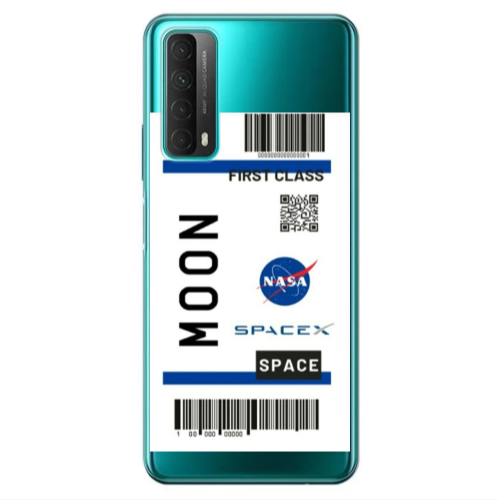 Huawei P Smart 2021 Moon spacex Transparent Silicone TPU Θήκη