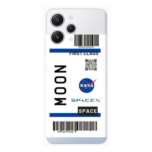 Xiaomi Redmi 12 Moon spacex Transparent Silicone TPU Θήκη