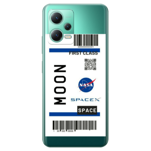 Xiaomi Redmi Note 12 Pro Plus 5G Moon spacex Transparent Silicone TPU Θήκη