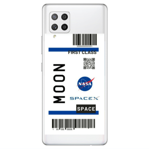 Samsung A42 5G Moon spacex Transparent Silicone TPU Θήκη