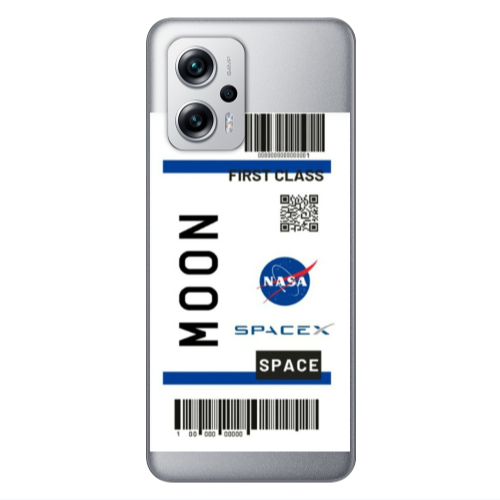Xiaomi Poco X4 GT Moon spacex Transparent Silicone TPU Θήκη