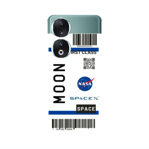 Honor 90 5G Moon spacex Transparent Silicone TPU Θήκη