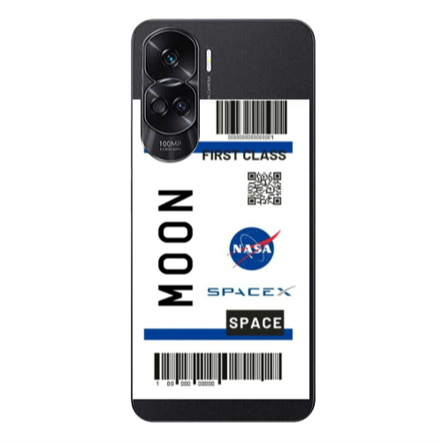 Honor 90 Lite 5G Moon spacex Transparent Silicone TPU Θήκη