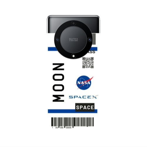Honor Magic5 Lite 5G Moon spacex Transparent Silicone TPU Θήκη