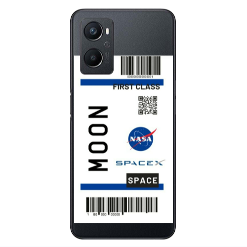 Oppo A 96 Moon spacex Transparent Silicone TPU Θήκη