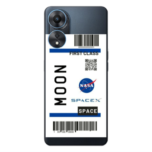 Oppo A 98 Moon spacex Transparent Silicone TPU Θήκη