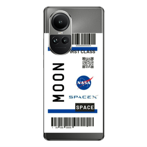 Oppo Reno10 5G Moon spacex Transparent Silicone TPU Θήκη