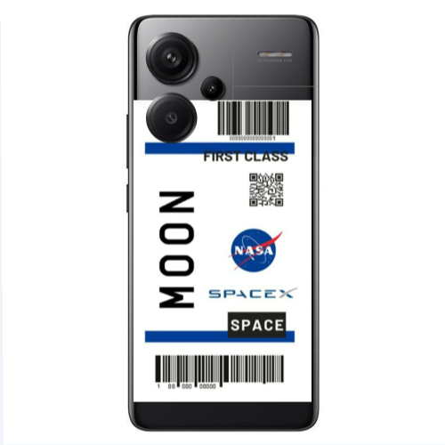 Xiaomi Redmi Note 13 Pro+ 5G  Moon spacex Transparent Silicone TPU Θήκη