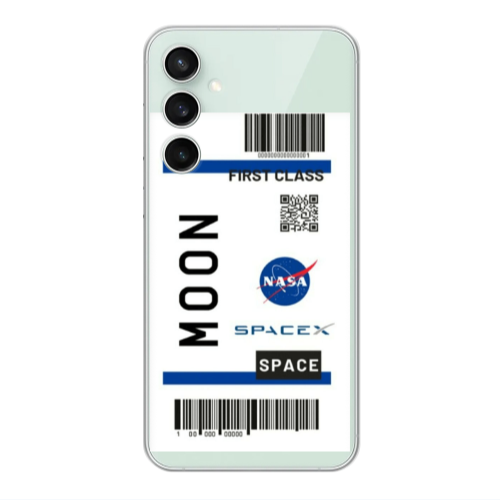 Samsung S24 Moon spacex Transparent Silicone TPU Θήκη