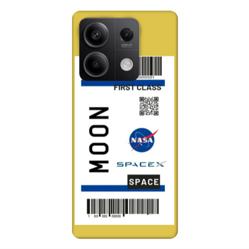 Xiaomi Redmi Note 13Pro 5G Moon spacex Yellow Colored Silicone TPU Θήκη