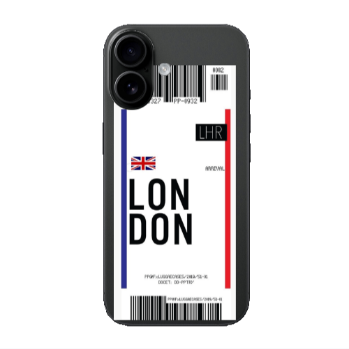Apple Iphone 16 plus London Arrival Transparent Silicone TPU Θήκη
