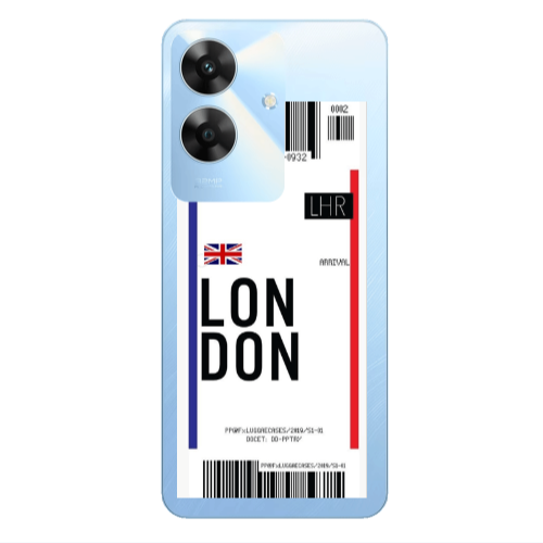 Realme Note 60 London Arrival Transparent Silicone TPU Θήκη