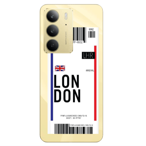 Realme C 75 London Arrival Transparent Silicone TPU Θήκη