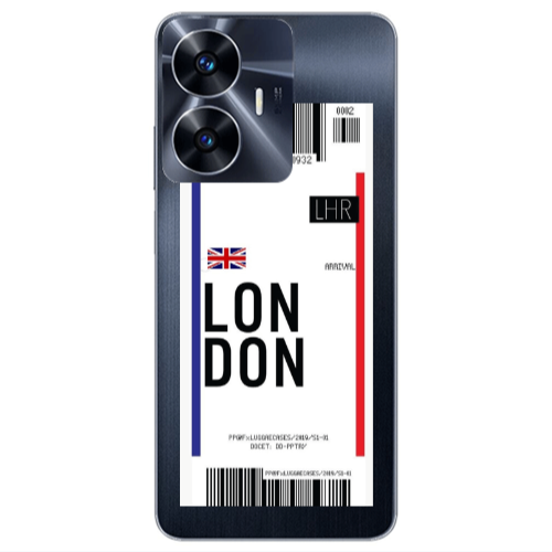 Realme Note 50 London Arrival Transparent Silicone TPU Θήκη