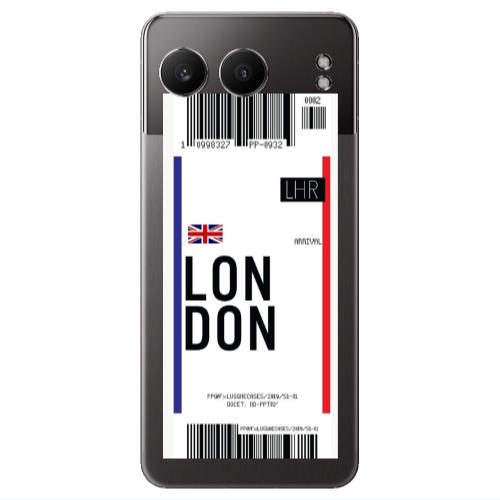 Oneplus Nord 4 London Arrival Transparent Silicone TPU Θήκη
