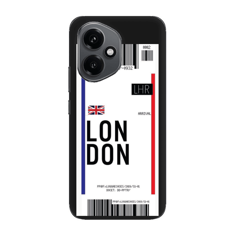Honor Magic 400 London Arrival Black Colored Silicone TPU Θήκη