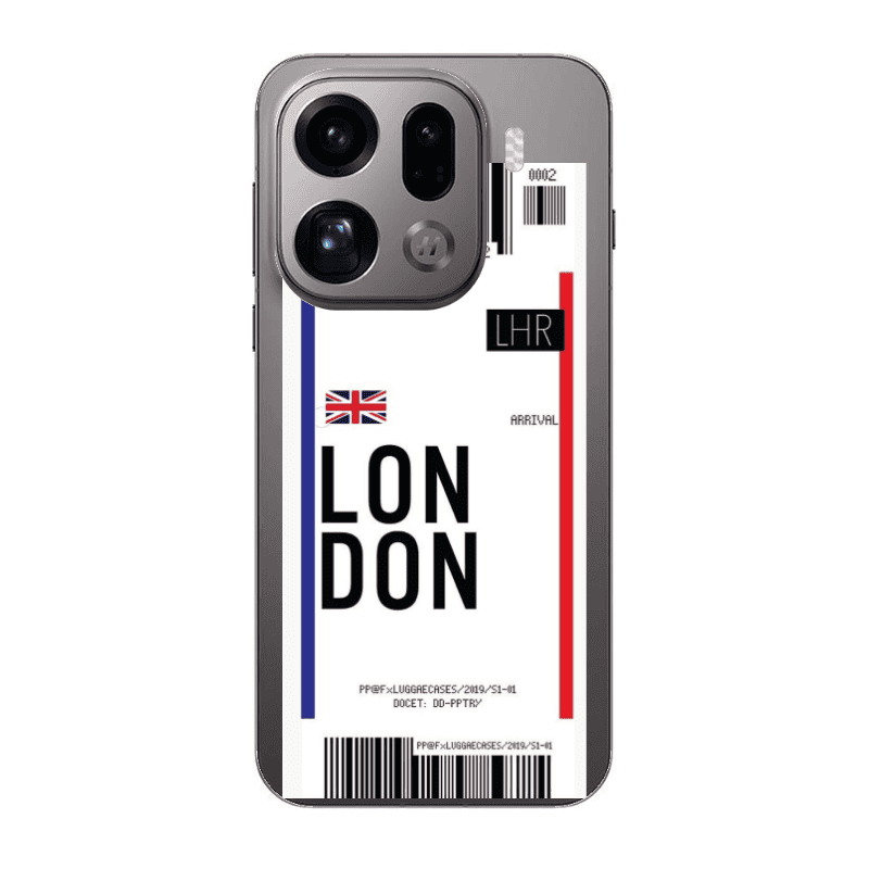 Oppo Find X9 Pro London Arrival Transparent Silicone TPU Θήκη