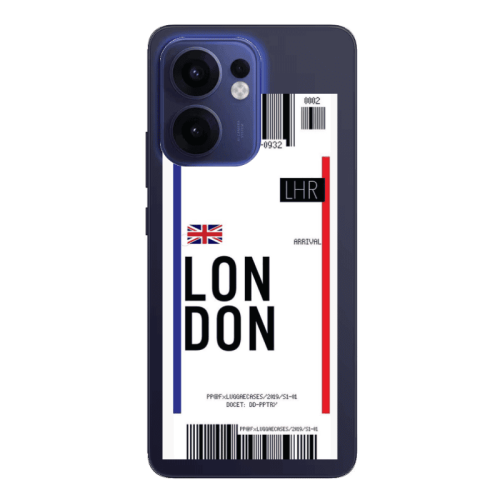 Oppo Reno13 FS London Arrival Transparent Silicone TPU Θήκη