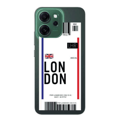 Oppo 14 F London Arrival Transparent Silicone TPU Θήκη