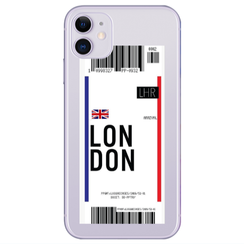 Apple iPhone 11  London Arrival Transparent Silicone TPU Θήκη