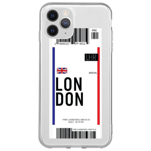 Apple iPhone 13 Pro Max London Arrival Transparent Silicone TPU Θήκη