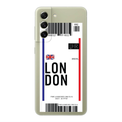 Samsung S21 London Arrival Transparent Silicone TPU Θήκη