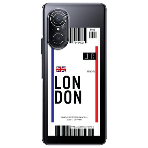 Huawei Nova 9 SE London Arrival Transparent Silicone TPU Θήκη