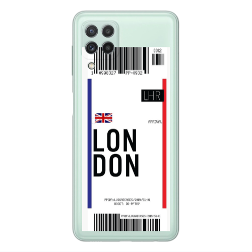 Samsung A22 4G London Arrival Transparent Silicone TPU Θήκη