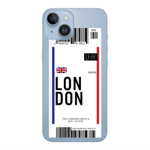 Apple iPhone 14 Plus London Arrival Transparent Silicone TPU Θήκη