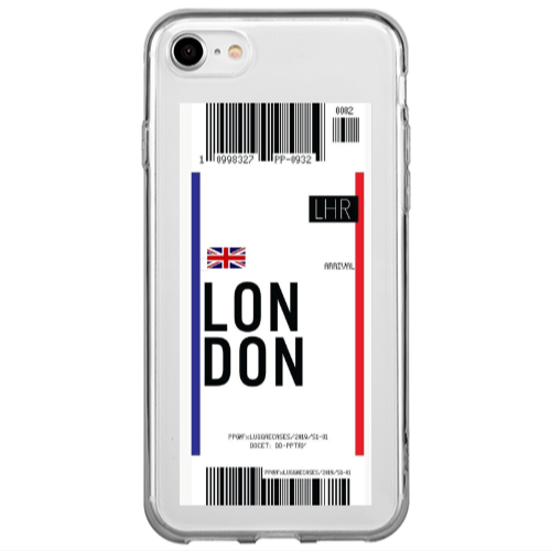 Apple iPhone 7 London Arrival Transparent Silicone TPU Θήκη