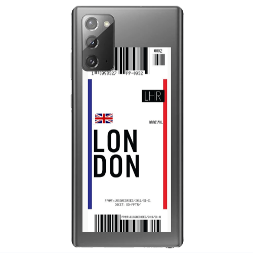 Samsung Note 20 London Arrival Transparent Silicone TPU Θήκη