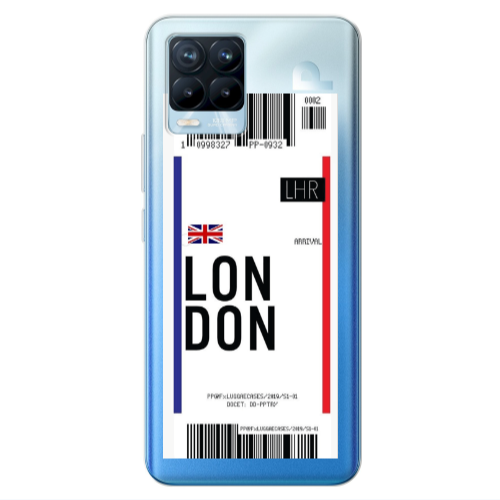 Realme 8 Pro London Arrival Transparent Silicone TPU Θήκη