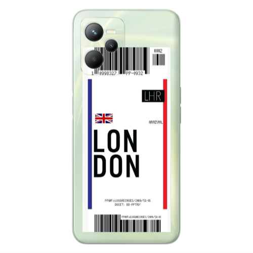 Realme C35 London Arrival Transparent Silicone TPU Θήκη