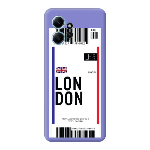 Xiaomi Redmi Note 12 4G London Arrival Purple Colored Silicone TPU Θήκη