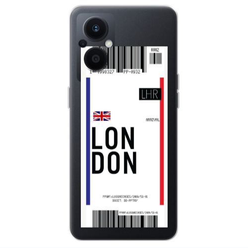 Oppo Reno 7 Lite London Arrival Transparent Silicone TPU Θήκη