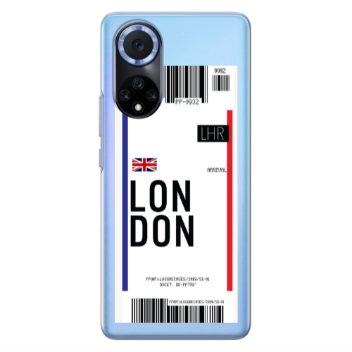 Huawei Nova 9 London Arrival Transparent Silicone TPU Θήκη