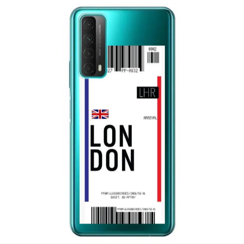 Huawei P Smart 2021 London Arrival Transparent Silicone TPU Θήκη