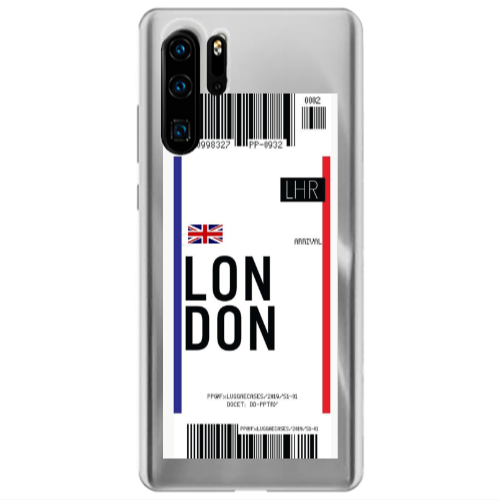 Huawei P30 Pro London Arrival Transparent Silicone TPU Θήκη