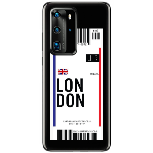Huawei P40 Pro London Arrival Transparent Silicone TPU Θήκη