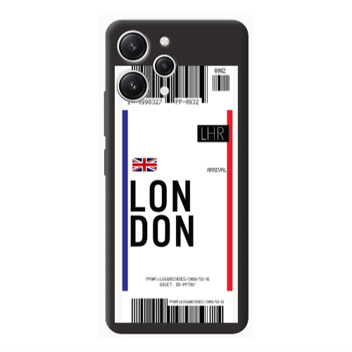 Xiaomi Redmi 12 London Arrival Black Colored Silicone TPU Θήκη
