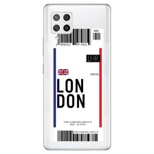 Samsung A42 5G London Arrival Transparent Silicone TPU Θήκη
