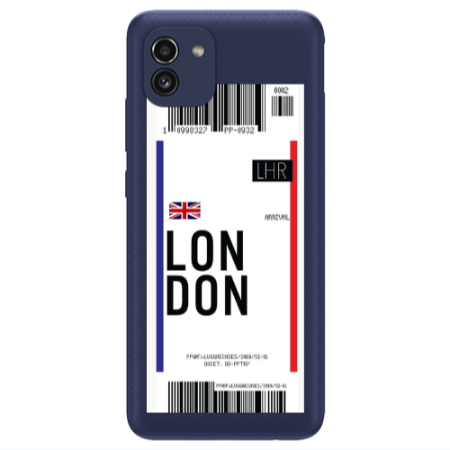 Samsung A03 London Arrival Transparent Silicone TPU Θήκη