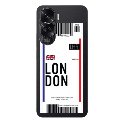 Honor 90 Lite 5G London Arrival Transparent Silicone TPU Θήκη