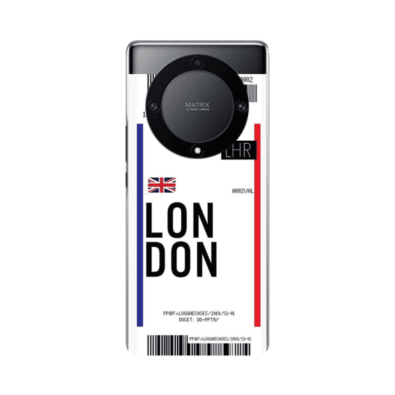 Honor Magic5 Lite 5G London Arrival Transparent Silicone TPU Θήκη
