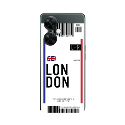 Oneplus Nord CE 3 Lite 5G London Arrival Transparent Silicone TPU Θήκη